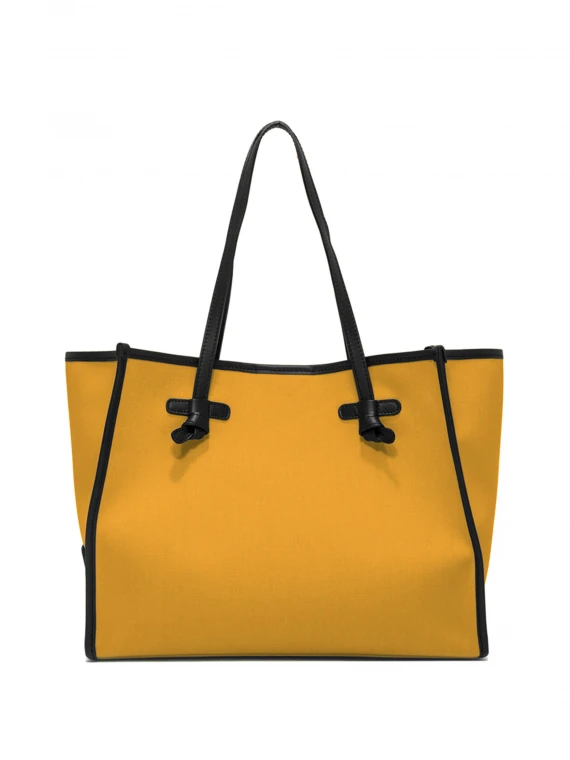 Marcella orange shopping bag