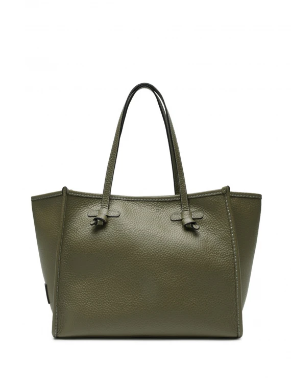 Shopping bag Marcella in pelle verde