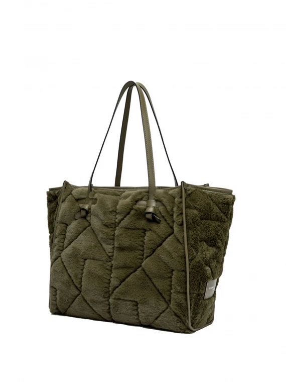 Marcella shopping bag in quilted eco four