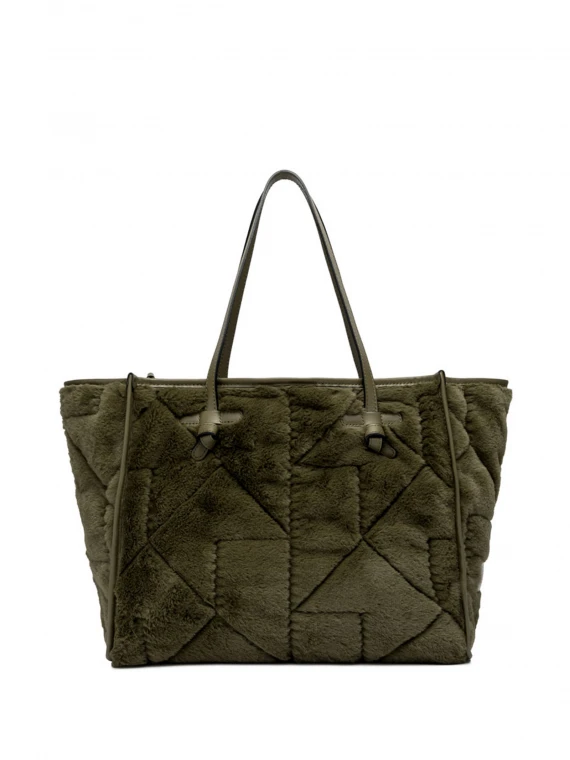 Shopping bag Marcella in eco four trapuntata