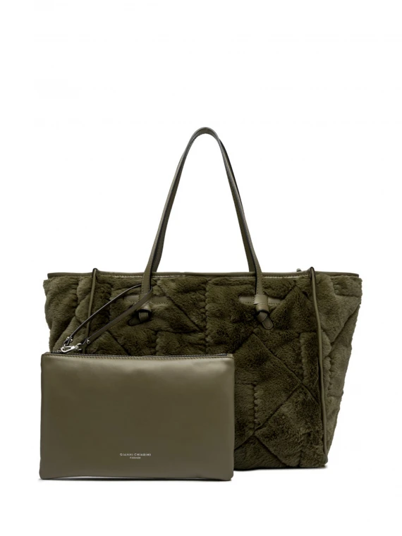 Shopping bag Marcella in eco four trapuntata