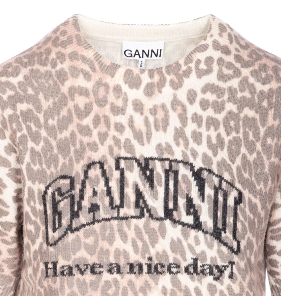 GANNI T-shirt e Polo Marrone
