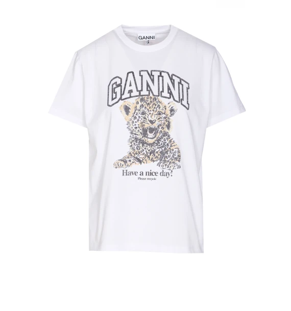 GANNI T-shirt e Polo Bianco