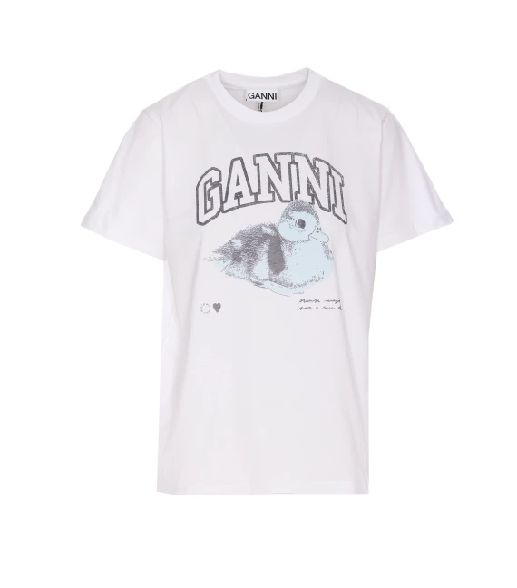 GANNI T-shirt e Polo Bianco