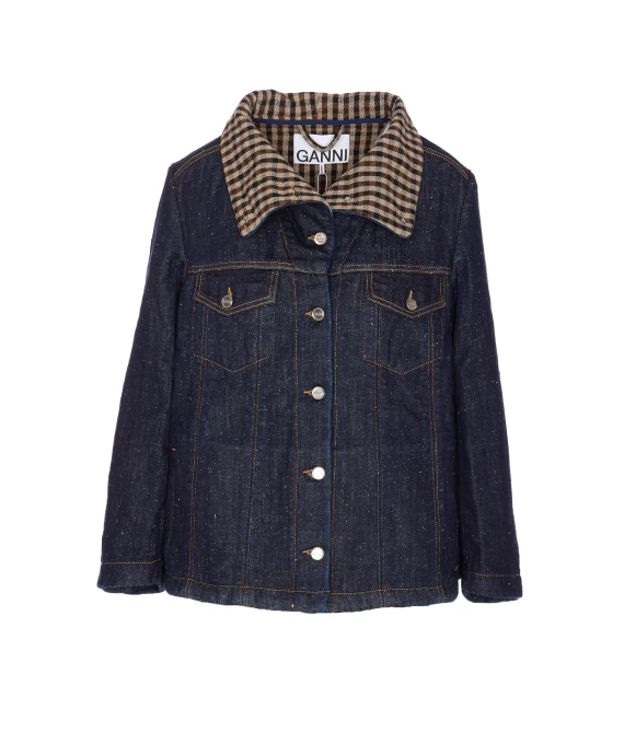 GANNI Jackets Blue