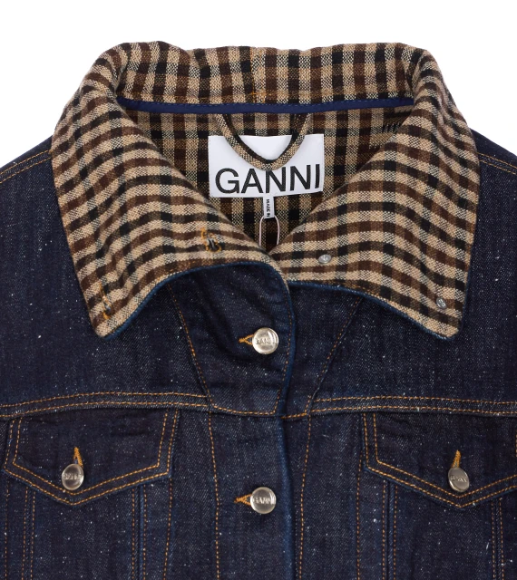 GANNI Jackets Blue