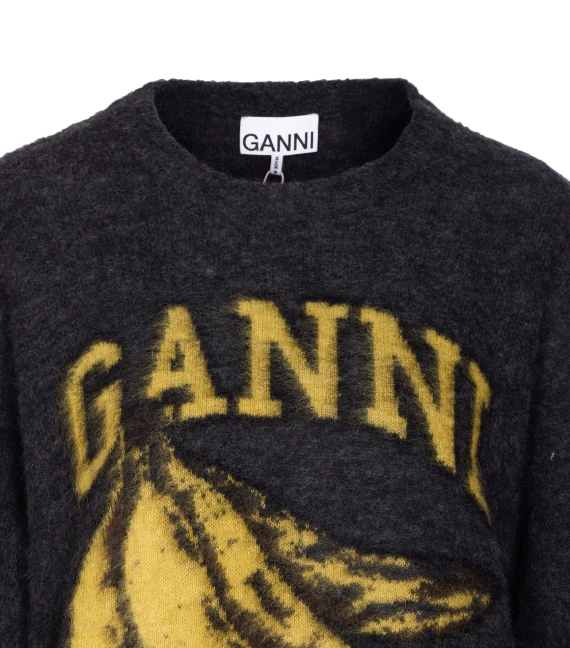 GANNI Maglie Grigio
