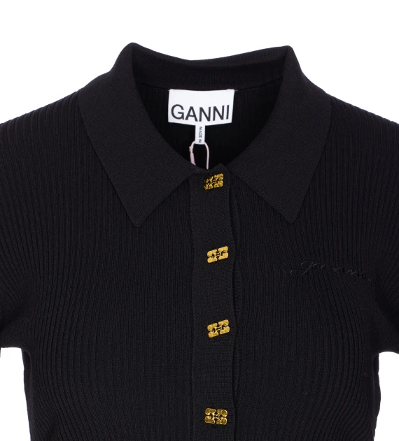 GANNI Dresses Black