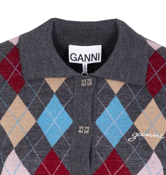 GANNI T-shirt e Polo Grigio