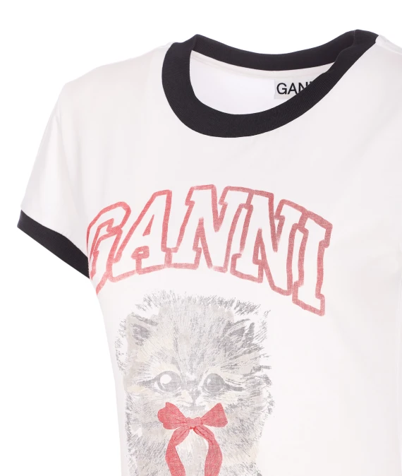 GANNI T-shirt e Polo Bianco