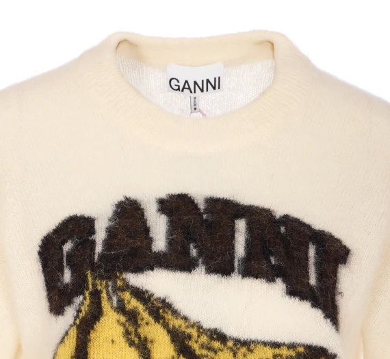 GANNI T-shirt e Polo Beige