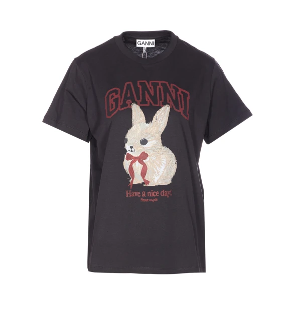 GANNI T-shirt e Polo Nero