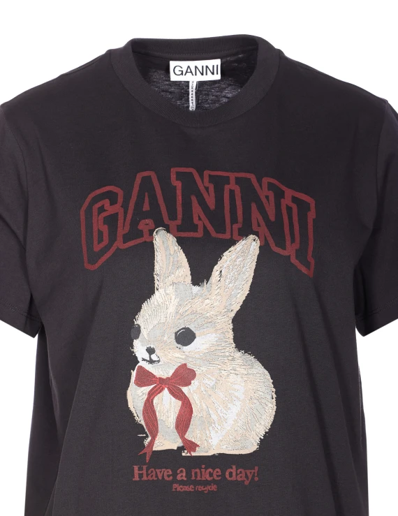 GANNI T-shirt e Polo Nero