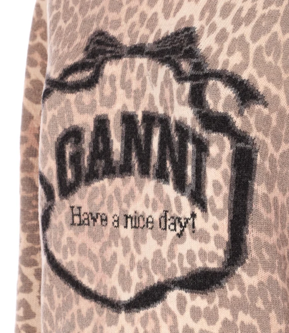 GANNI Maglie Marrone