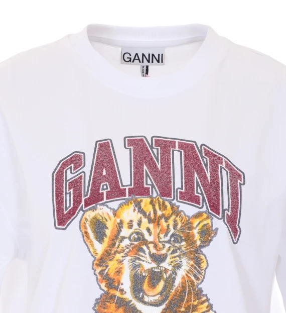 GANNI T-shirt e Polo Bianco