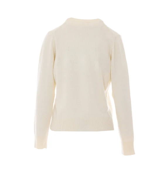 Ivory crewneck sweater GANNI