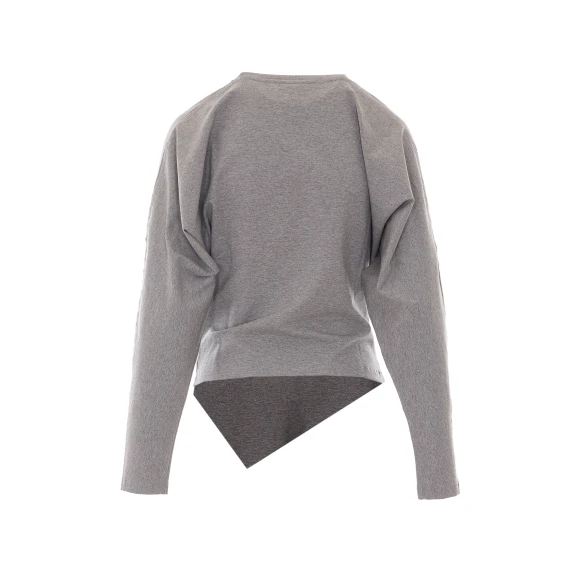 Heavy Draped Sweatshirt GANNI