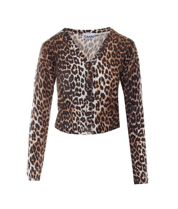 Maglia marrone GANNI