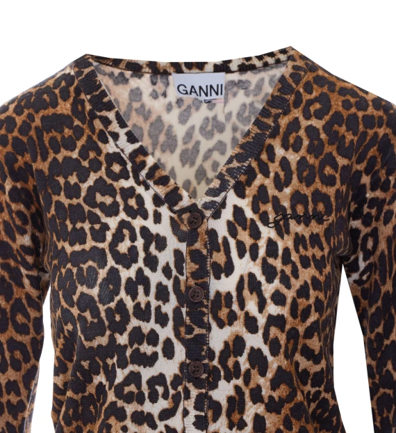 Maglia marrone GANNI