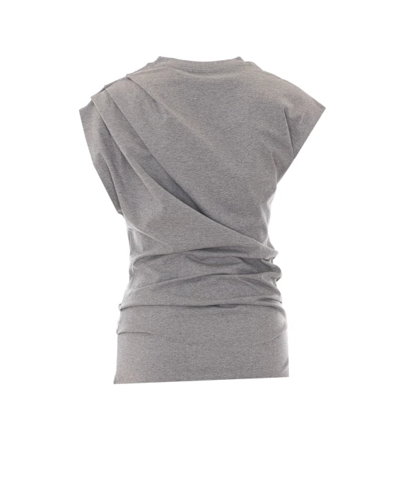 Heavy Draped T-Shirt GANNI