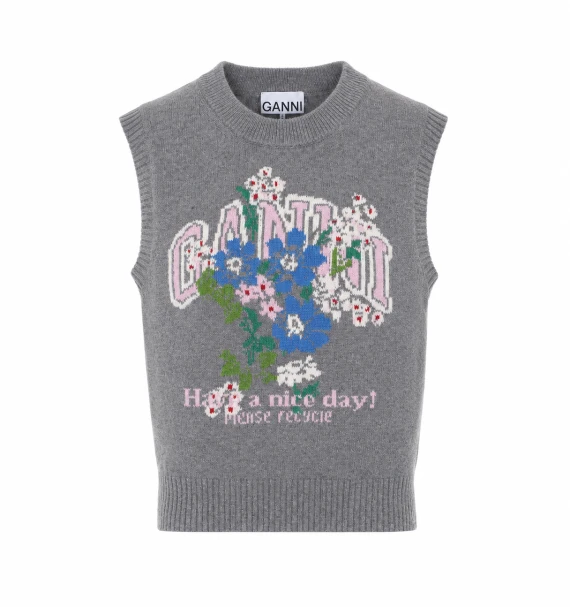 Flowers Vest GANNI