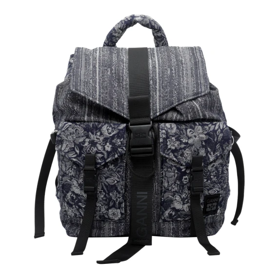 Zaino patchwork grigio GANNI