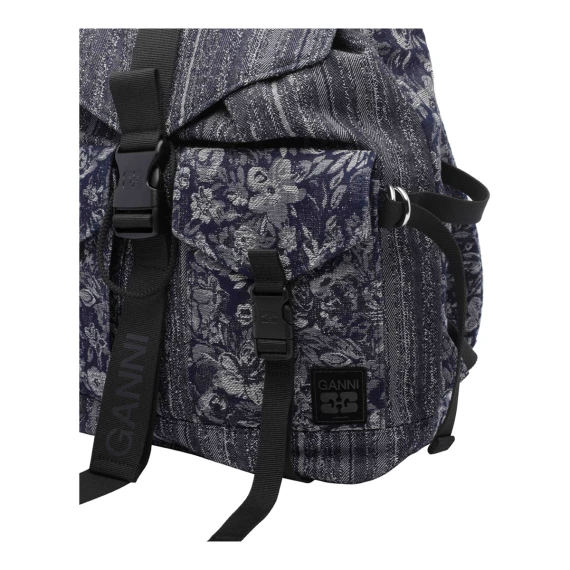 Zaino patchwork grigio GANNI