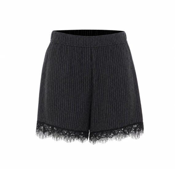 Pinstripe Shorts GANNI