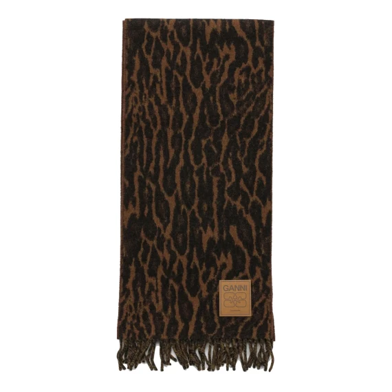 Brown Scarf GANNI