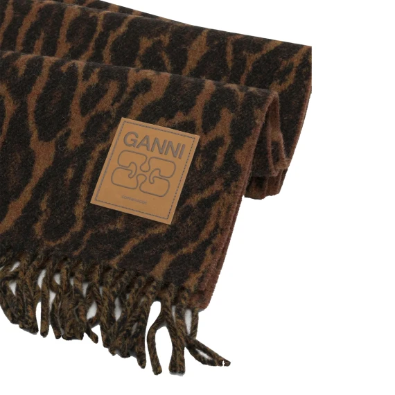 Brown Scarf GANNI