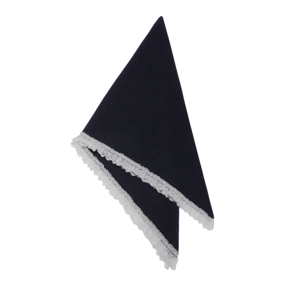 Navy Triangular Scarf GANNI