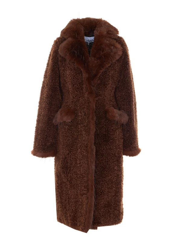 Cappotto teddy marrone cioccolato