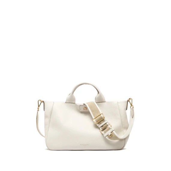 White Armonia shoulder bag with double handle