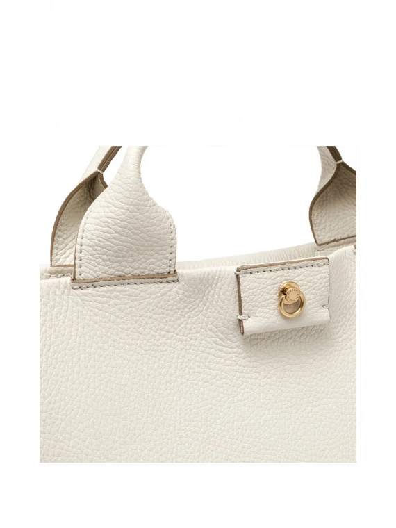 White Armonia shoulder bag with double handle