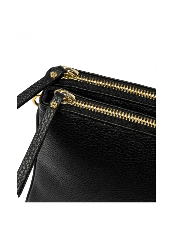 Black Frida shoulder bag in matte leather