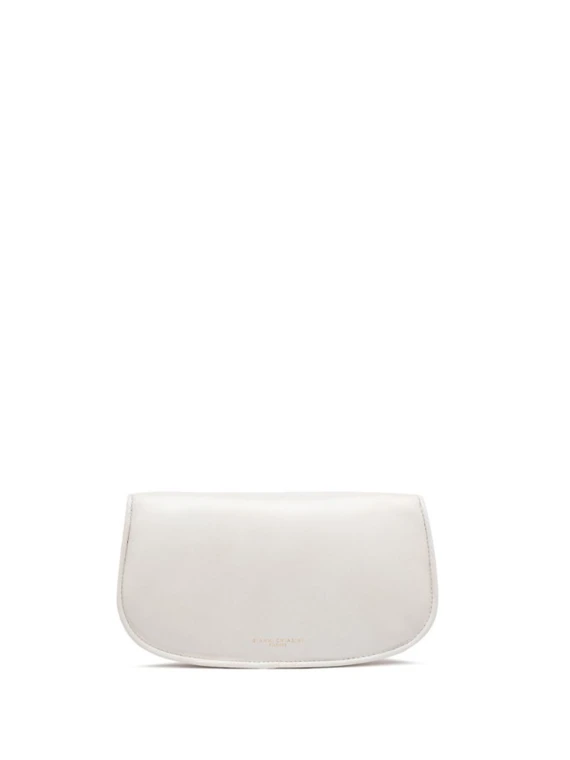 Deva Shoulder Bag in White Leather
