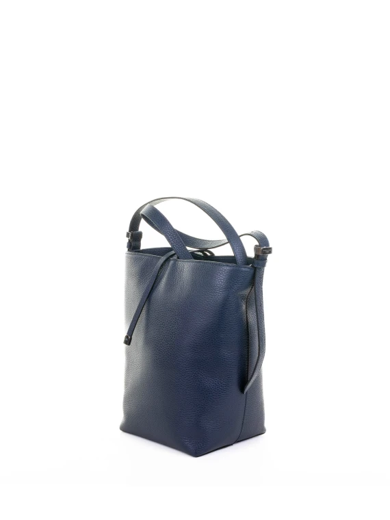 Borsa a tracolla Amelia in pelle martellata