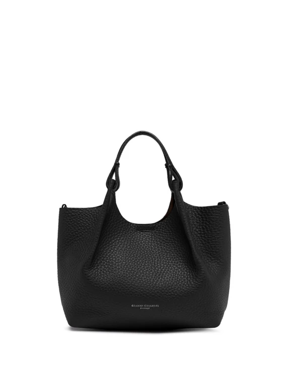 Dua bag in black leather