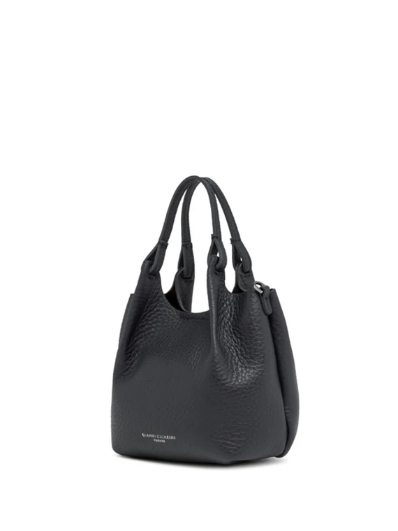 Dua leather black bag