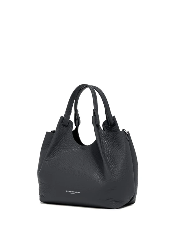 Dua leather black bag