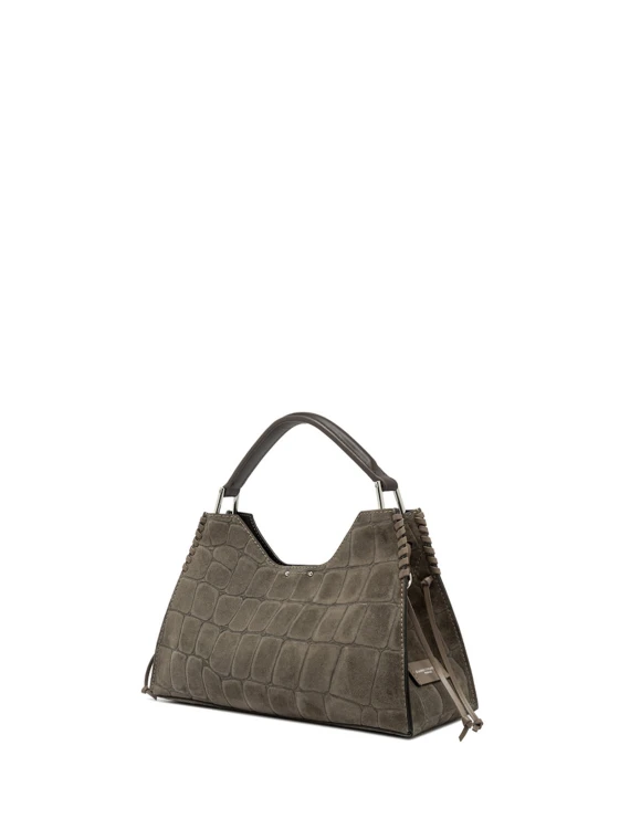 Borsa Aurora in pelle scamosciata