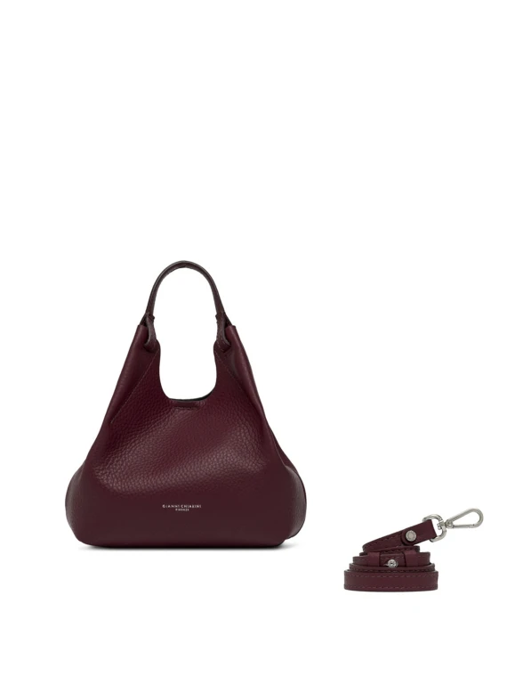 Dua leather bag dark red