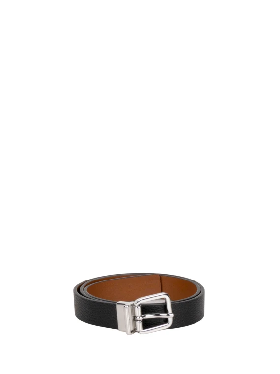 Cintura Reversibile Grain+ Nappa