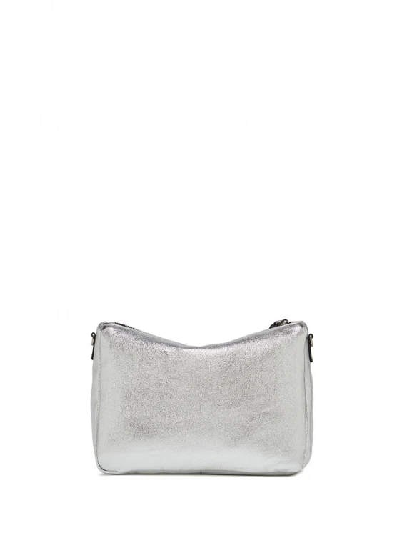 Nora pochette in laminated leather