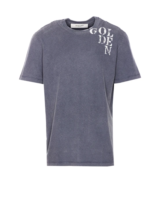 Golden Goose T-shirts and Polos Blue