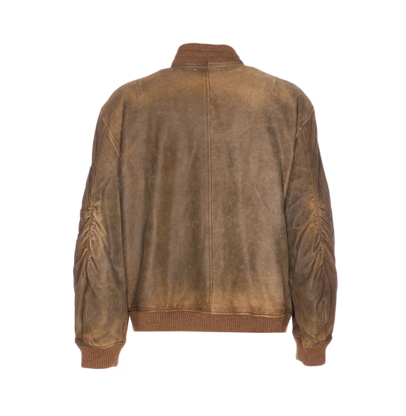 JOURNEY LEATHER BOMBER