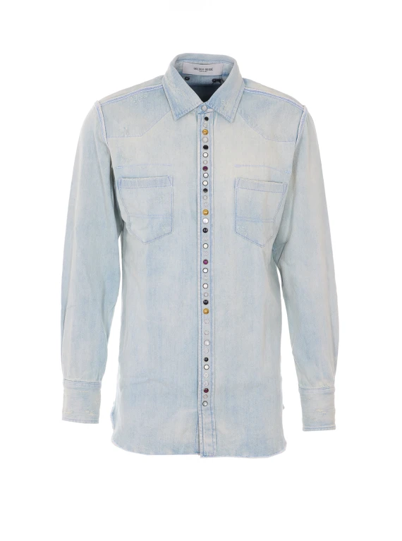 Golden Goose Camicie Blue