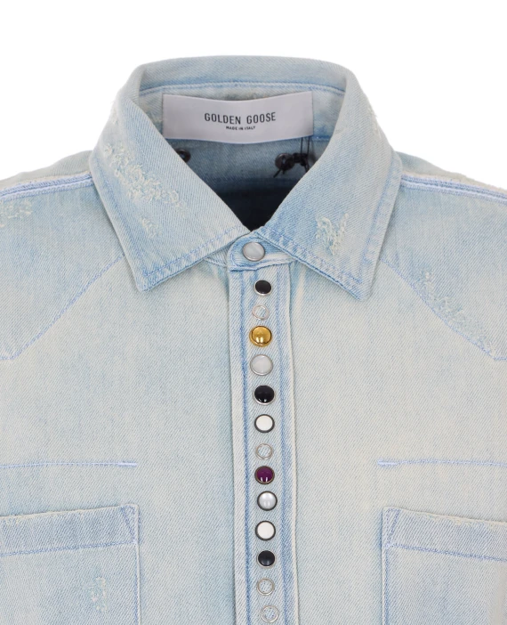 Golden Goose Camicie Blue