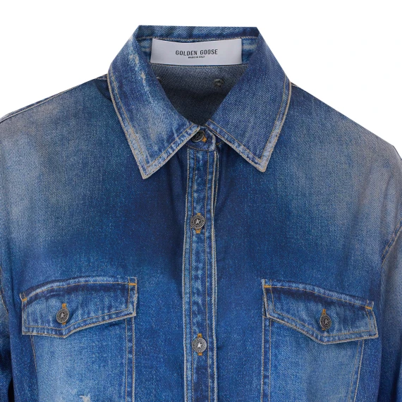 Golden Goose Camicie Blue
