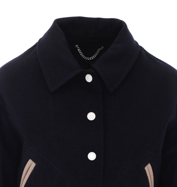 Giacca bomber blu scuro Golden Goose